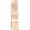 Ekena Millwork Saratoga Smooth Timber Gable Bracket, Douglas Fir, 48"W x 24"H x 5 1/2"D x 5 1/2"F, 12/12 Pitch GBW048X24X0606SAR00SDF - alternate 2